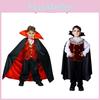 Halloween Cosplay Costume Outfit For Kids Boys Royal Vampire Dracula