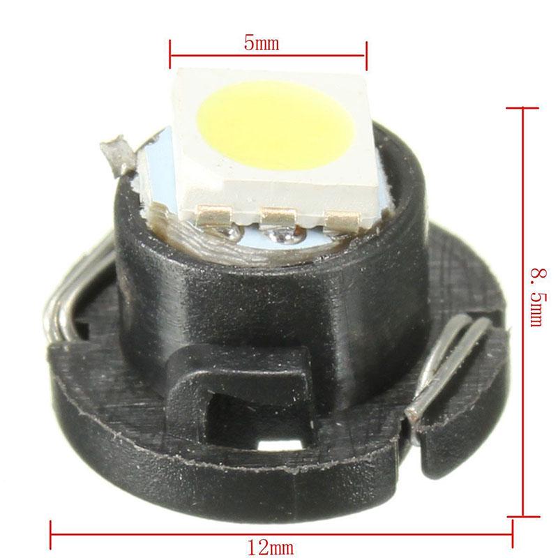 10 Stück T5 Keil 5050 1LED Armaturenbrett Instrumentenbeleuchtung Glühbirne