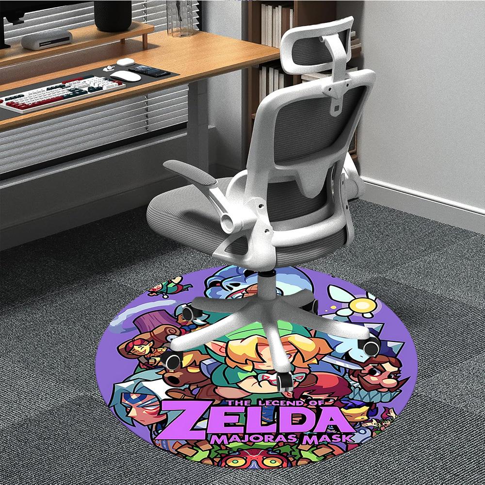 

1pc Legend Zelda Office Round Area Rug, Under Office Chairs Bedroom Living Room Home Decor, Room Deco, Available in Various Sizes244 80cm by 80cm