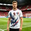 Men's Casual Printed Round Neck Short Sleeve T-Shirt Lightweight Breathable Top for Everyday Wear