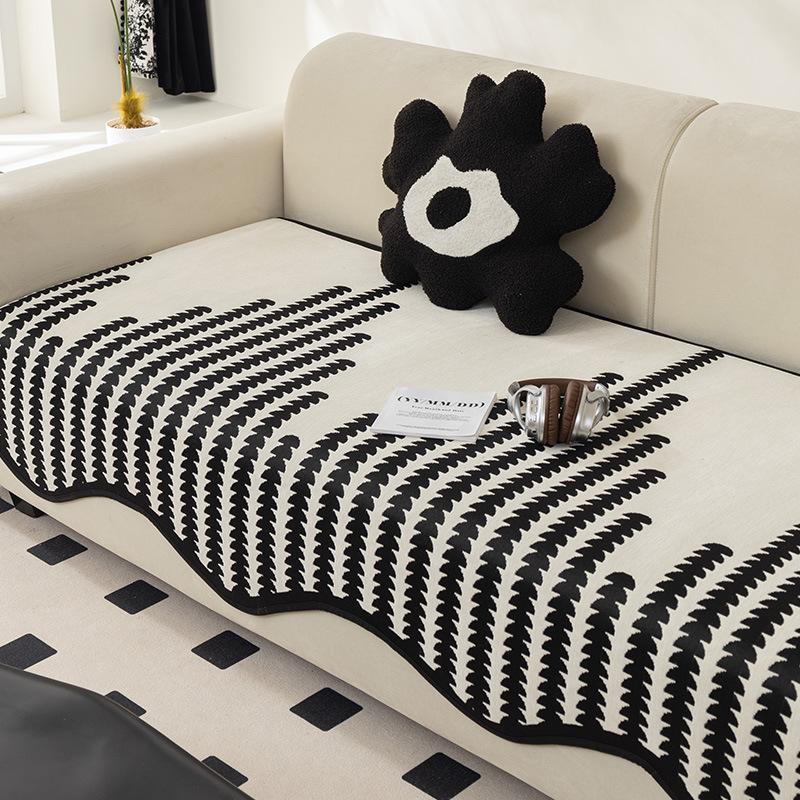 Chenier Sofa Cushion Is Universal In All Seasons  New Nordic Wind Non-Slip Straight Row Sofa Cushion Is Literary And Fresh