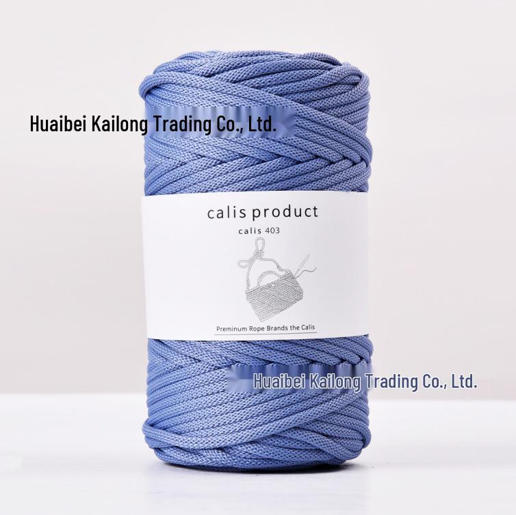4mm Cotton-Polyester Crochet Cord for DIY Hand-Knitted Bags and Weaving