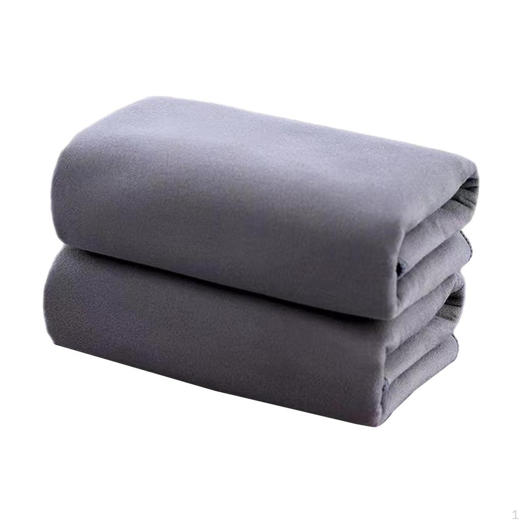 12 X 23.6 Inch Microfiber Cloth Car Drying Towel, Washable Super Absorbent Fleece Material with