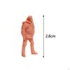 1:64 Scale Unpainted Human Figures, Resin Climbing DIY Crafts, Mini Action Figure for