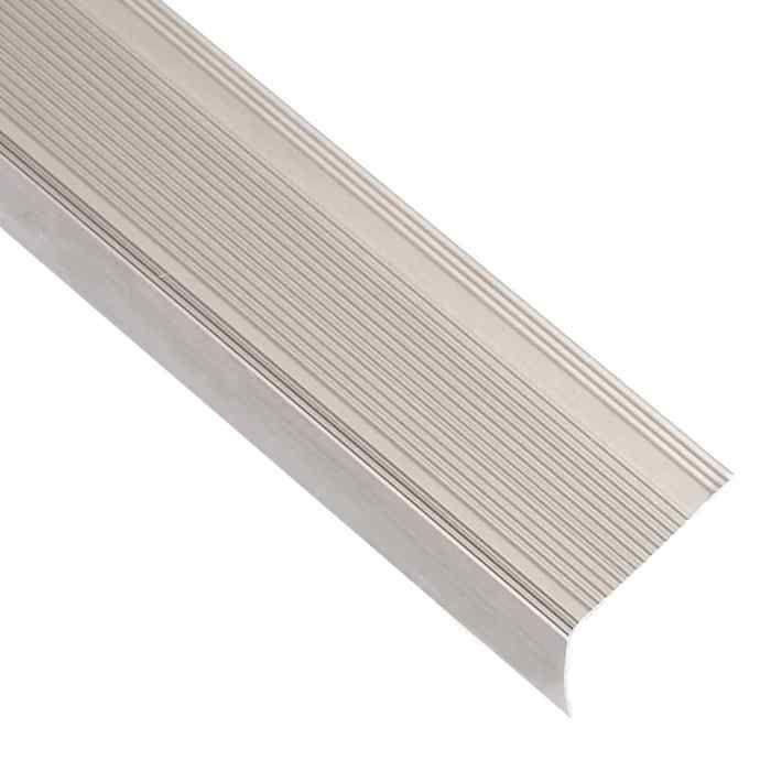 VidaXL Stair Nosing L-shape 15 Pcs Aluminium 100 Cm Champagne, Stair Steps, Stair Edges, Stair Profiles, 146777