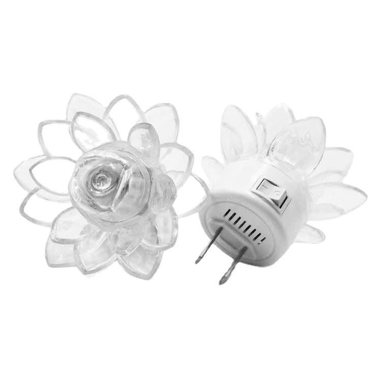 LED Colorful Night Light Long-lasting Lamp Wall Lamp With Plug-in Bedside Night Light