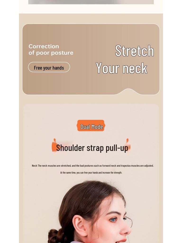 Multifunktionales Trapez- & Nackenmassage-Schultertuch mit Heißkompresse