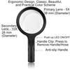 5X/10X Neck Wear Magnifier Rechargeable MagnifyingGlass 30 LED Hands Frees Magnification Glass For Reading Sewing And Crafting