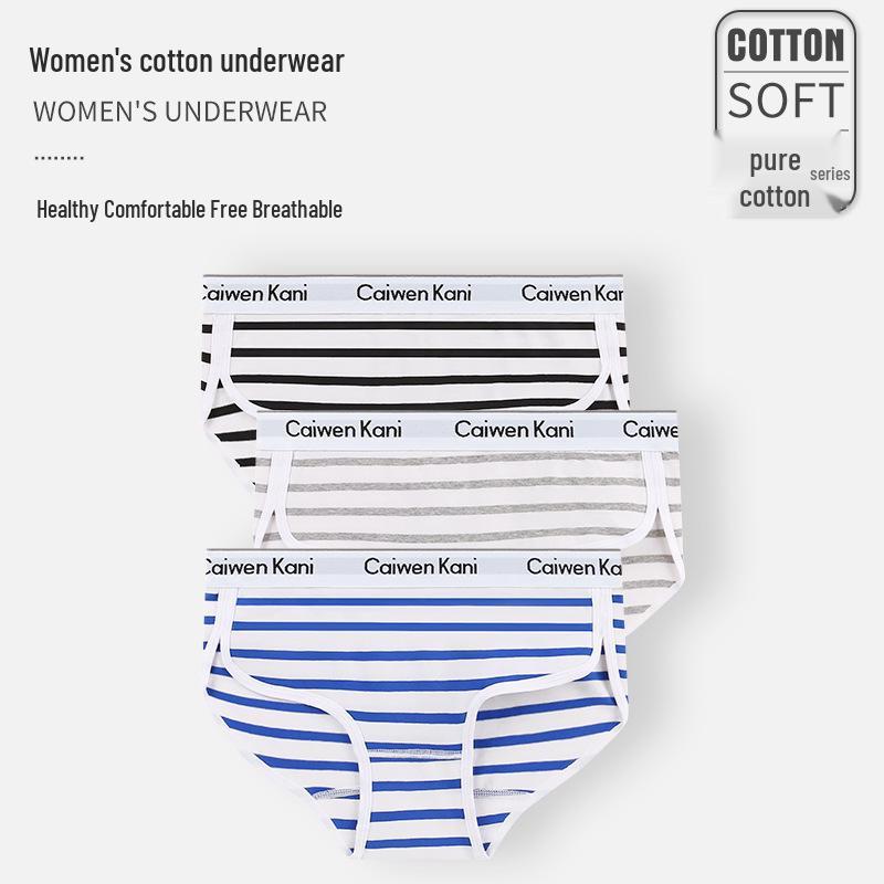 Women's Push-Up Wire-Free Cotton Bra & Triangle Panty Set