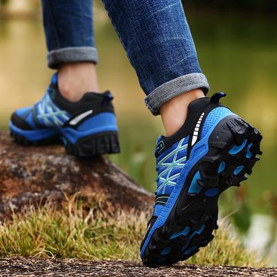 Fornitura scarpe da esterno scarpe da trekking basse scarpe sportive bianche scarpe casual in mesh traspirante scarpe taglie forti commercio estero uomo