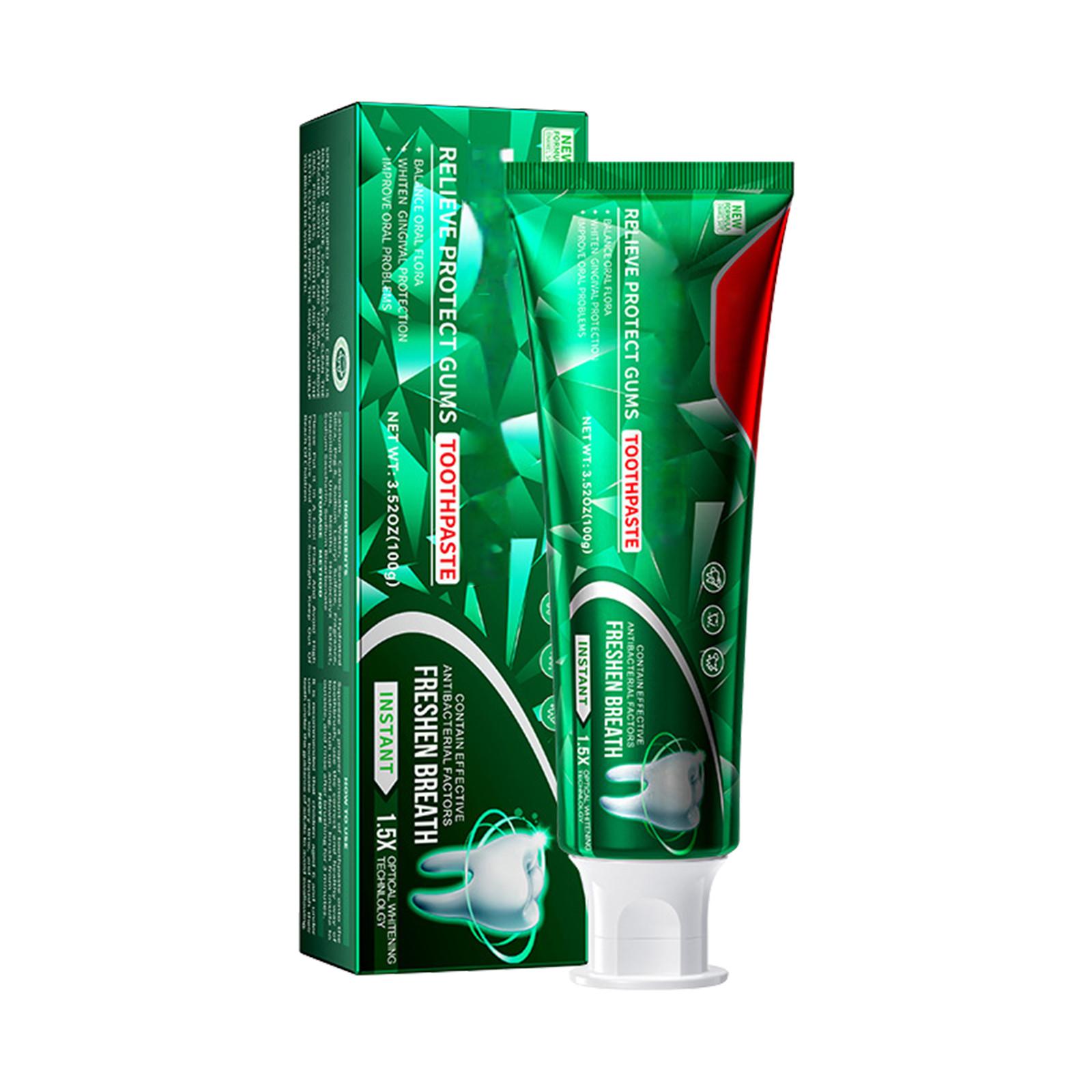 

1.5X Мгновенная отбеливающая зубная паста Balance Oral Whiten Gingival Fresh Breath Enamel Safe 100 г One Size