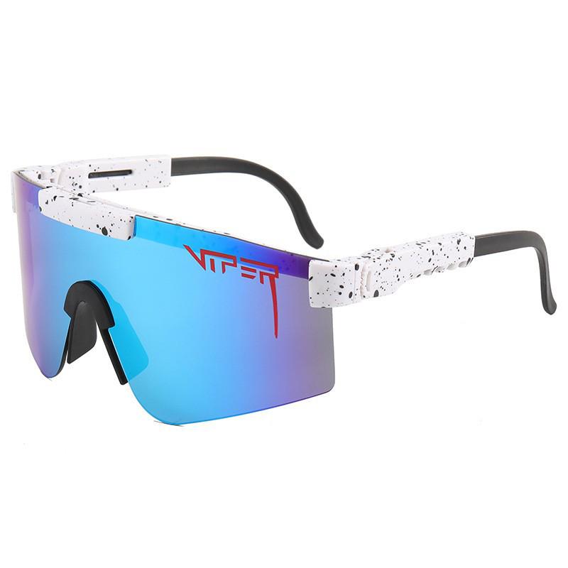 Grenzüberschreitende polarisierte Fahrradbrille mit großem Rahmen und farbigen Gläsern für Sport