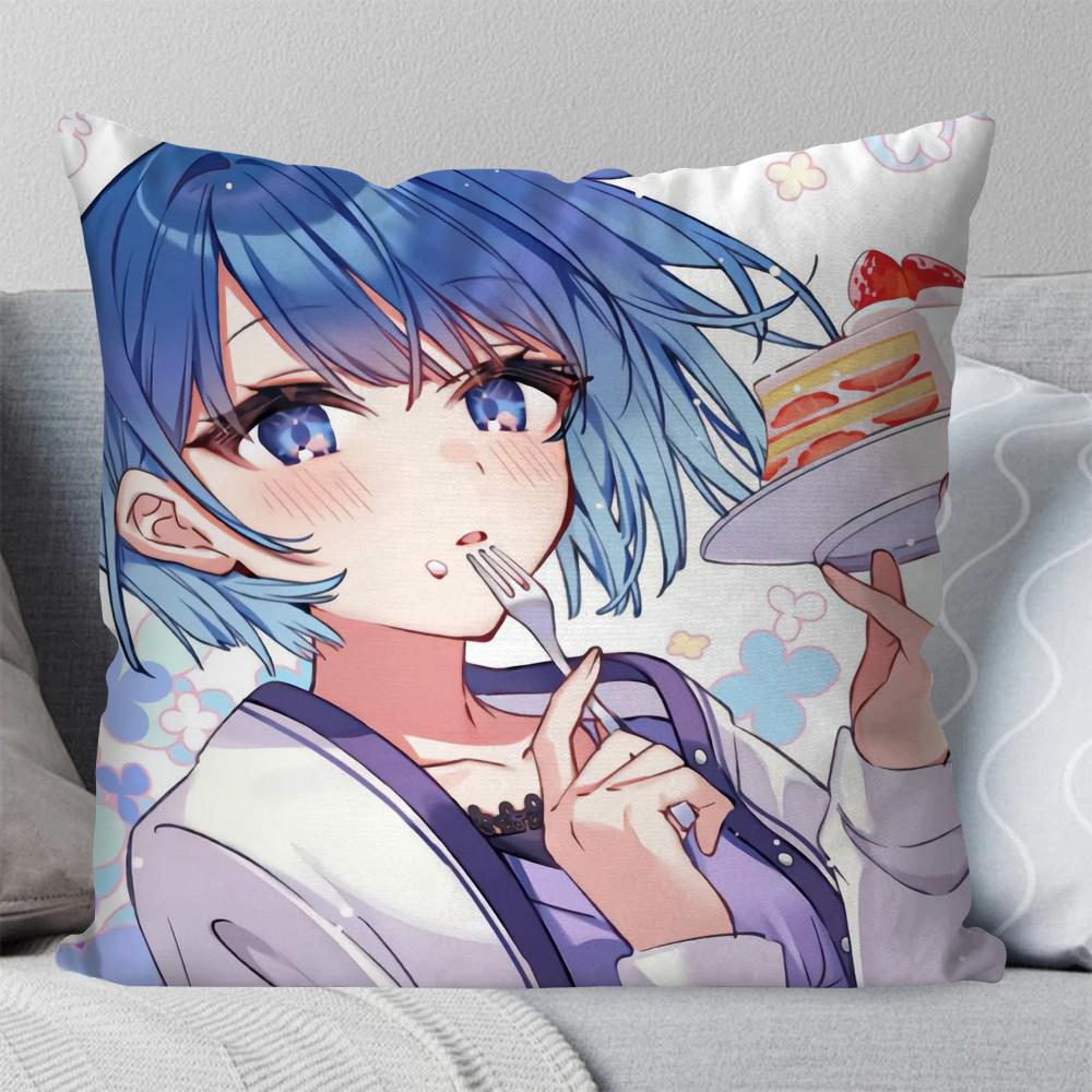 

1 шт. Kiritani Haruka Анимация Игра Project Sekai Наволочка Квадратная подушка Спальня Диван Досуг Автомобиль Гостиная Украшение дома 40X40 16x16Inch