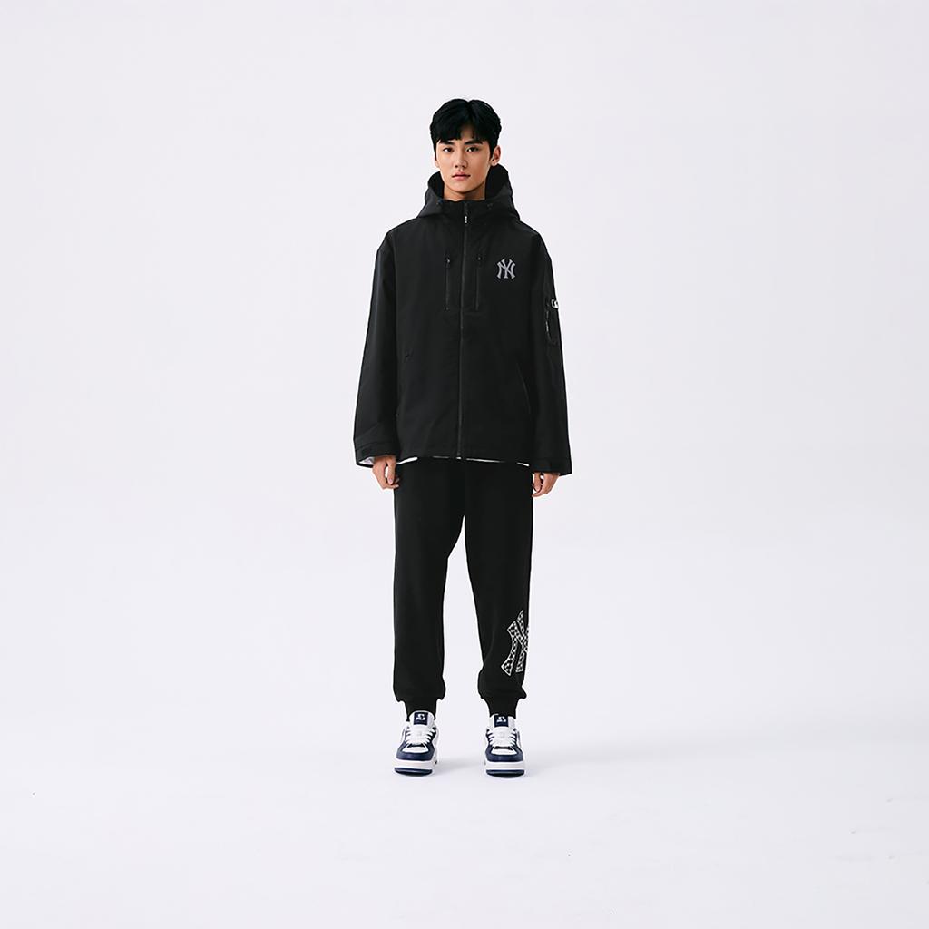 New MLB New York Yankees Basic Collection SS25 Jacket Unisex Black 3AWJB0351-50BKS