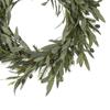 Artificial Olive Wreath,Spring Summer Wreath with Beans Window Branch Greenery Leaves for