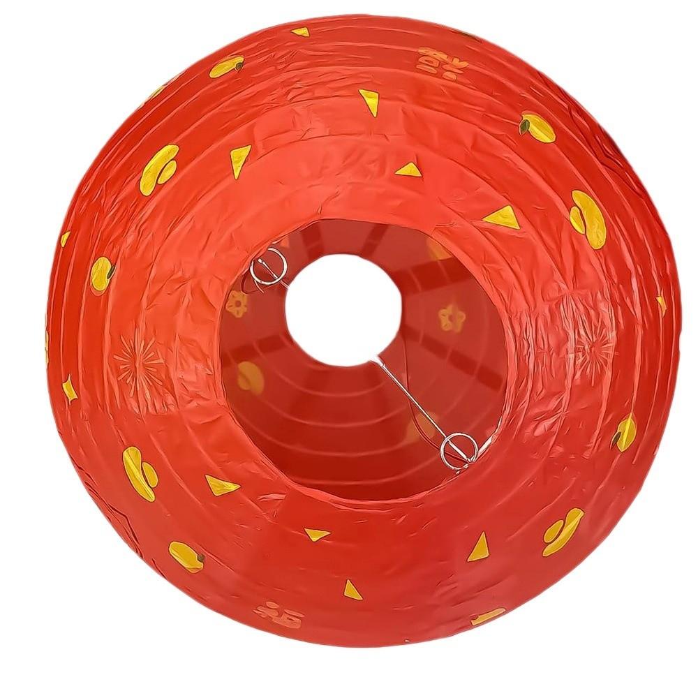 Plastic Paper Paper Lantern Set Festive Decoration Red Lantern  Birthday Party