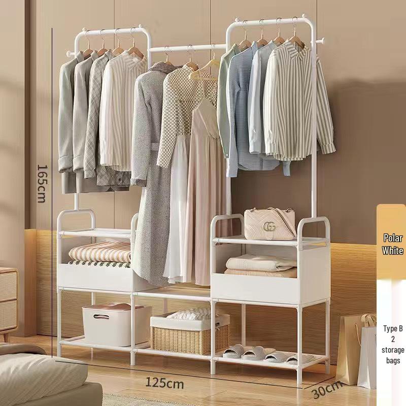 Thickened Multifunctional Storage Rack: Bookcase, Wardrobe, and Toy Organizer with Dustproof, Detachable Design.