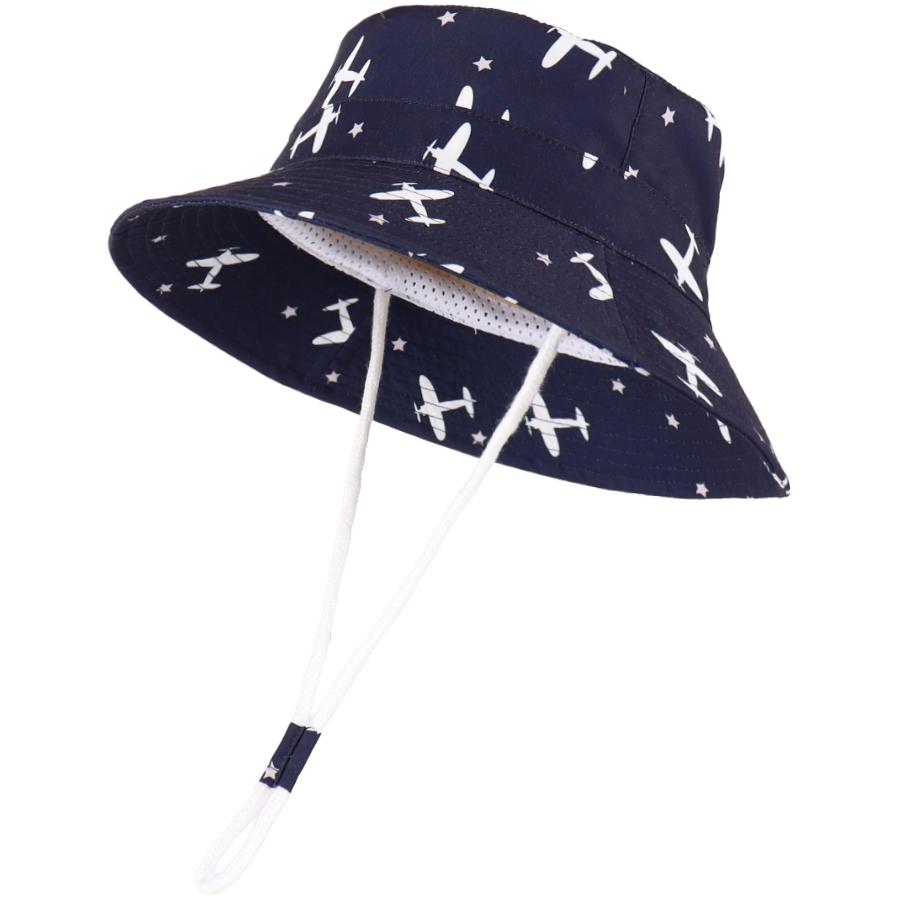 Baby Sun Hat Baby Bucket Hat with Strings Summer Sun Protection Infant Sun Hat for Kids