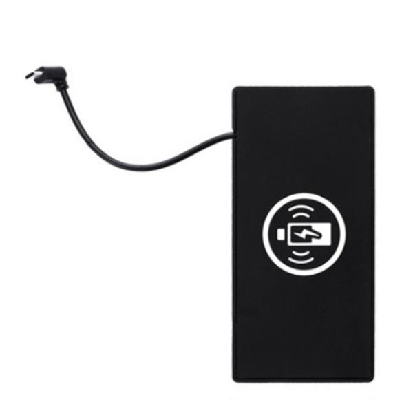Black 15W Wireless Car Charger Pad for Mobile Phones, ABS Material