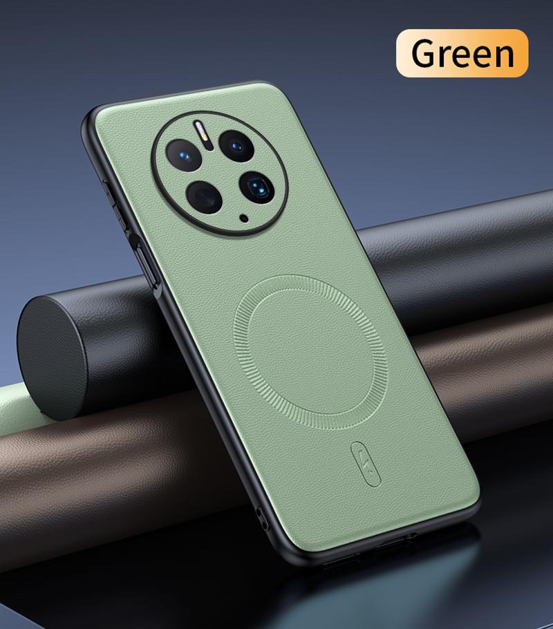 For Huawei Mate 50 Pro Case Magnetic Leather Shield Cover For Huawei Mate 50 Pro High Quality Anti-Fingerprint Non-Slip PC+TPU