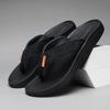 Men's Thick Flip Flops, Hollowed Out Lightweight Casual Sandals 2025 Men's Summer Non Slip Platform Beach Slippers, Flat Shoes