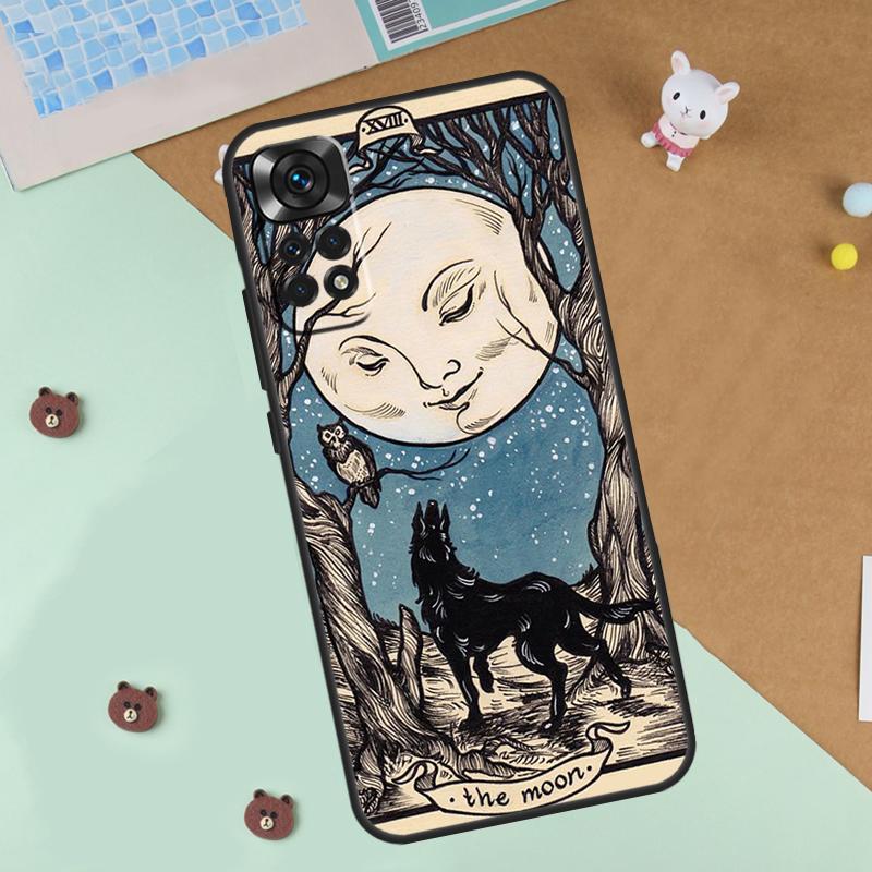 

Sun Moon Art Case For Xiaomi Redmi Note 14 13 12 9 10 11 Pro 10S 11S 12S Cover For Redmi 13C 10C 12C 14C Redmi Note 13ProPlus