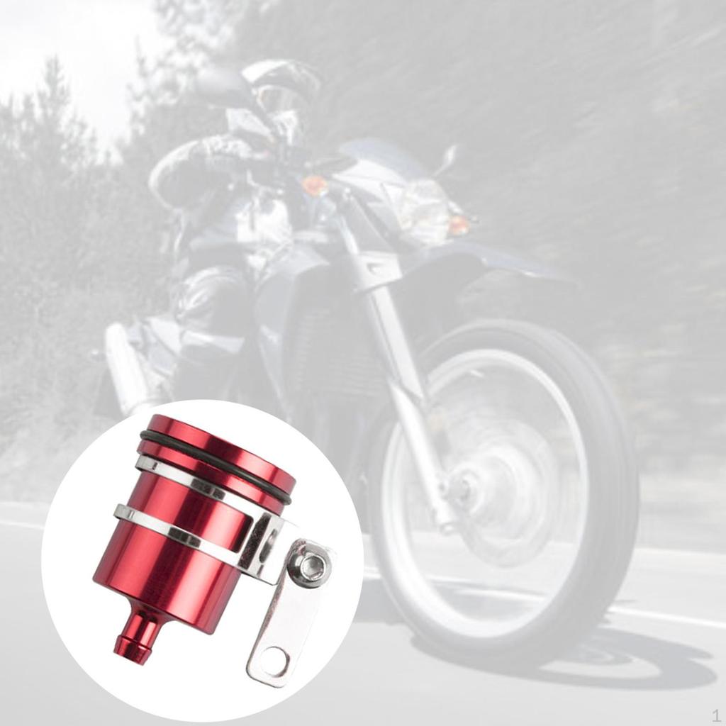Aluminum, Motorcycle Brake Fluid Reservoir, Clutch Master Cylinder Reservoir Oil Tank Cup