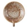 Incense Holder Ceramic Vintage Candle Holder Khaki Round Candlestick Tray Simple Incense Tray Home Decor