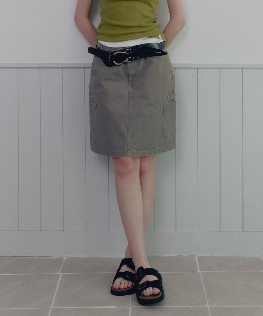 Teuwi Nebiang Cotton Midi Skirt