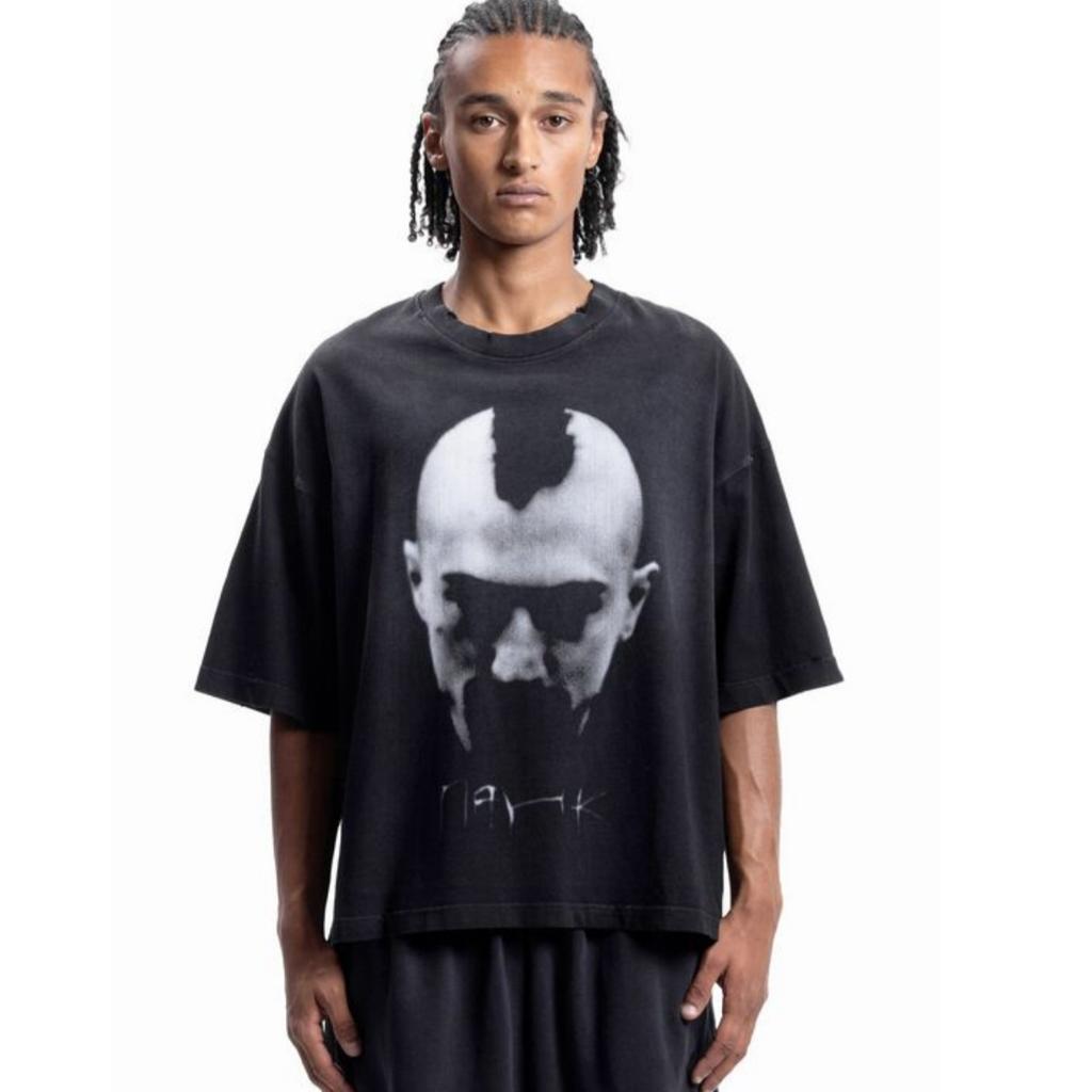 Pank Grunge Dark HighStreet Trendy Brand TShirt Cotton Graphic Tee Unisex Women Summer Streetwear