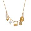Vintage Love Pearl Light Fashion Ladies Necklace Pendant Fresh Hat Necklace Collarbone Chain