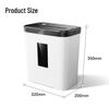Deli 9939 P-4 Cross-Cut Paper Shredder CN Plug (adapter Included)