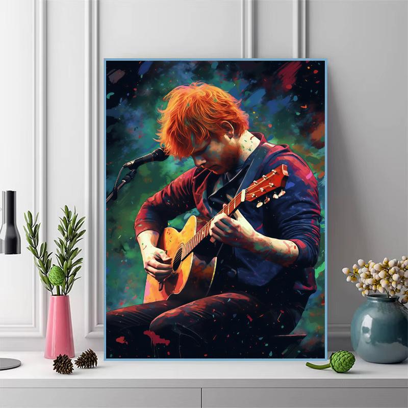 Sheeran 100% Round Full Drill 5D DIY Diamond Painting Embroidery Cross Stitch Rhinestone Décor