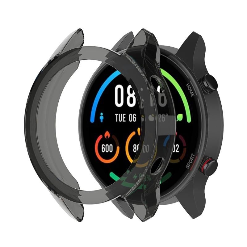 Protective for Case for  Mi Watch Color Sports Edition Scratch-Resistant Shockproof Frame Cover Wear Resistant for Shell