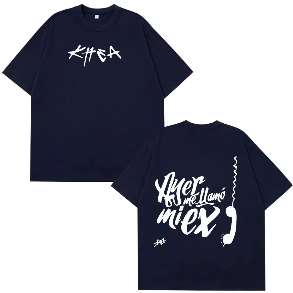Rapper Khea Fashion Vintage Graphics Tshirt Men Women Harajuku Fashion Tshirts Shortsleeved pure Cotton Casual Streetwear Top