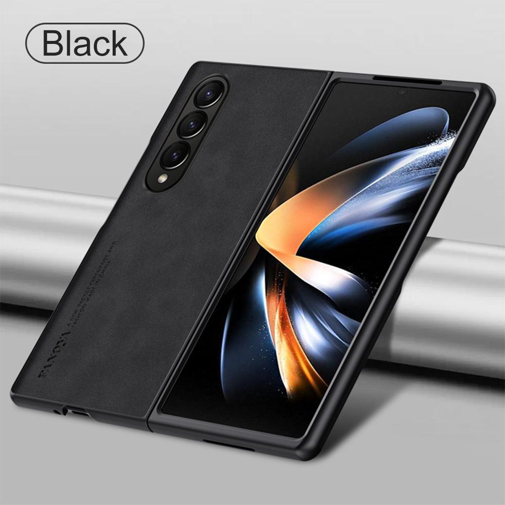 

Sheepskin Leather Case For Samsung Galaxy Zfold4 Zfold3 Zfold Z Fold 5 4 3 Fold5 Fold4 Fold3 5G Silicone Shockproof Bumper Coque For Samsung Z Fold3