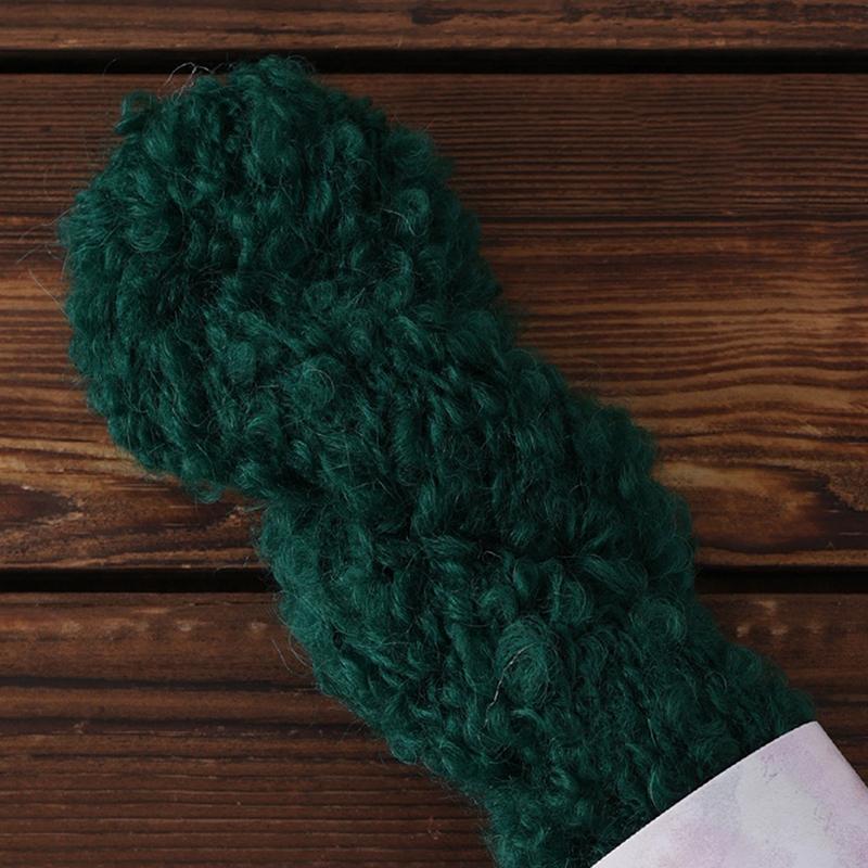 Wool Circle Solid Color Yarn Hand Woven Diy Scarf Hat Sweater Medium Thick Merino Wool Thread Soft And Comfortable Fluffy