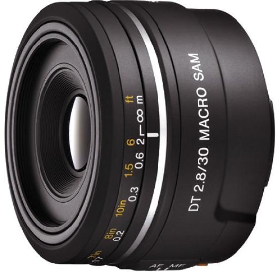 

Однофокусный макрообъектив SONY DT 30mm F2.8 Macro SAM APS-C совместимый