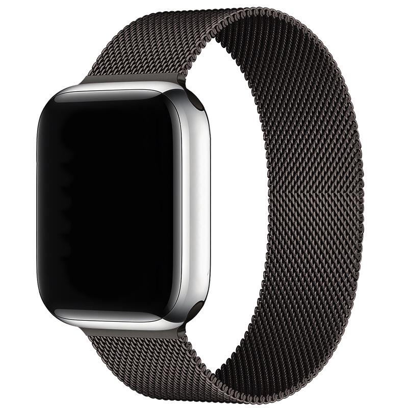 Compatibil cu Apple Watch S10 Brățară Magnetică din Oțel Milanese pentru iWatch 5-9 SE.