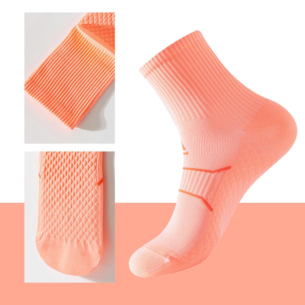 Professional Running Socks Breathable Non-slip Marathon Athletic Socks Sweat Absorb Mid-calf Men Women Compression Socks