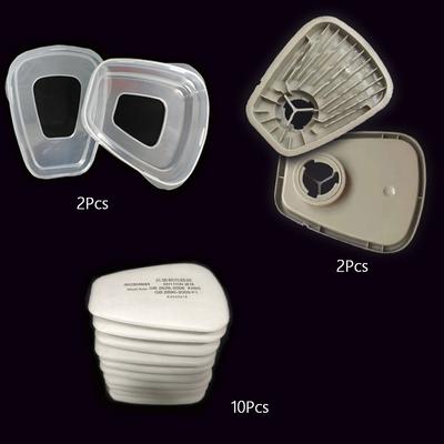 5N11 Bomullsfilter 503 Adapter 501 Skydd Utbytbart För 6200/7502/6800 Gasmask Målning Sprutning Andningsskydd Tillbehör