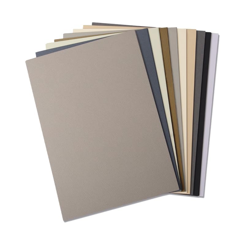 Sizzix Neutral 10 60 Sheets 10 Neutral Colored 60PK Authentic Japanese Product Cardstock, Colors, Colors, / Surfacez- Cardstock, [663780]