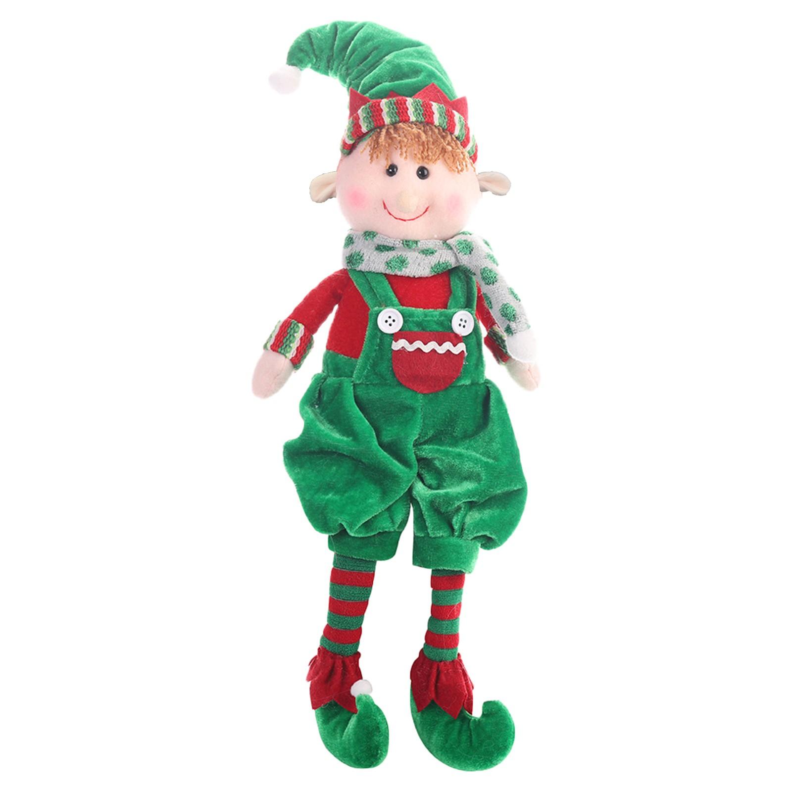 

Рождественская кукла Мужчины и женщины с длинными ногами Эльфы Фигурки эльфов Рождественские украшения