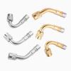 90-degree Motorcycle Corner Valve Adapter, Inner Tube Copper-silver Valve Extension Adapter, Suitable for Truck, Car, Motorcycle