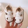 New summer closed-toe sandals for baby girls, versatile soft-soled anti-collision walking shoes