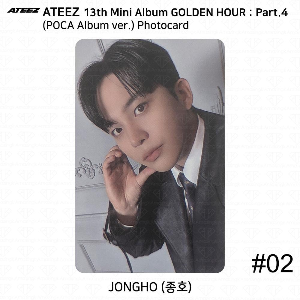 ATEEZ 13. Mini-Album Golden Hour Teil 4 POCA Album Version. Fotokarte