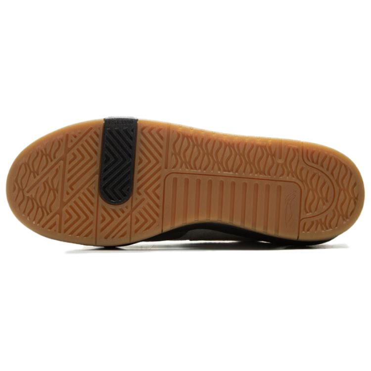 Li Ning Qiong Ling Lite Fashion Trend Non-Slip Wear-Resistant Low-Top Skate Shoes Men Skate Shoes Gray Green AEPV023-1