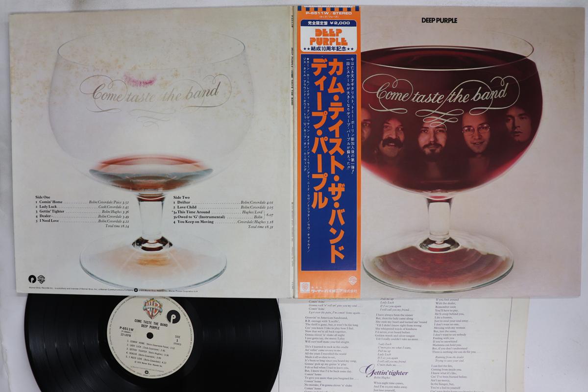 

Виниловая пластинка DEEP PURPLE Come Taste The Band P6511W WARNER BROS 1981 Япония Obi Рок Б/у