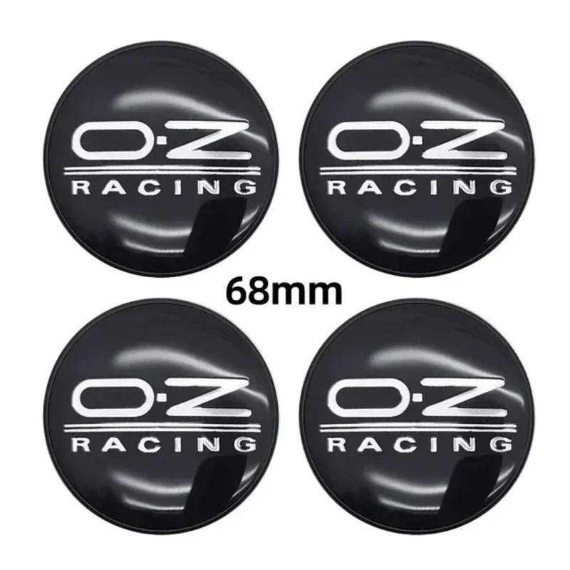4pcs Car Wheel Hub Center Caps 56mm 60mm 68mm 65mm  For Rim Cover Auto OZ Logo Badge Emblem Exterior Styling Accessories