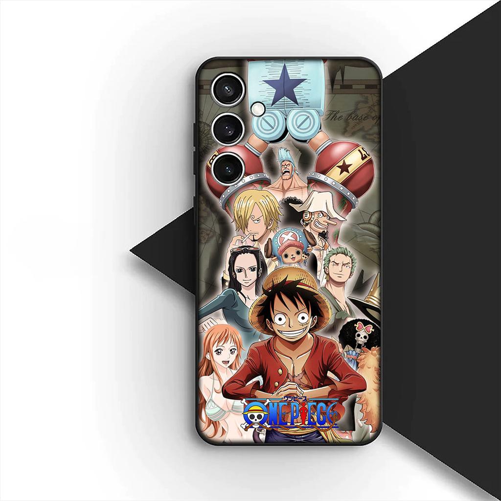 Cover for Samsung Galaxy S10 S8 S9 Plus A33 A34 A31 70 A71 A72 Note 20 9 8 S10E Phone Case Nami Roronoa Zoro One Luffy Pieces